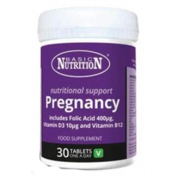 3 X BASIC Nutrition Pregnancy Nutritional Support 30 Tablets £8.10