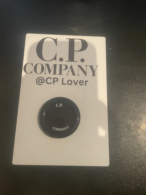 Badge De Remplacement Logo C.P. Company - Noir, Polyuréthane, Taille Standard Homme