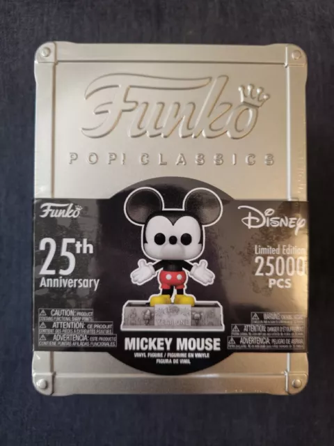 MICKEY MOUSE FUNKO Pop Classics Limited Edition Funko 25th Anniversary ...