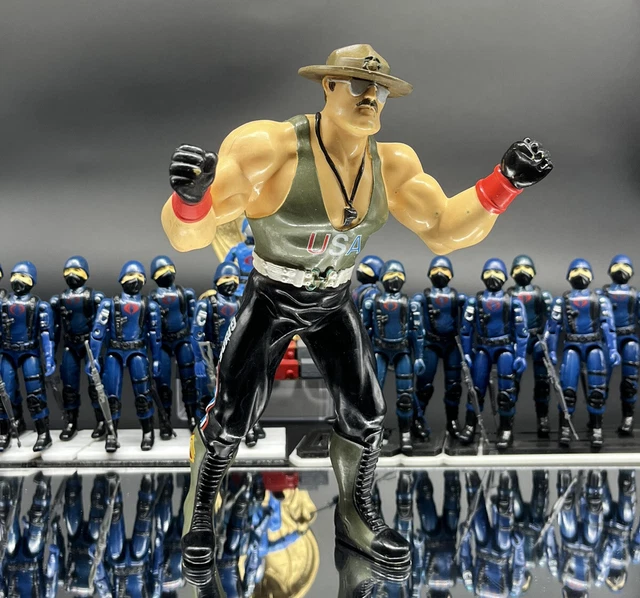 Vintage 1987 LJN WWF WWE SGT. SLAUGHTER GI JOE Figure Mail Away Figure sergeant