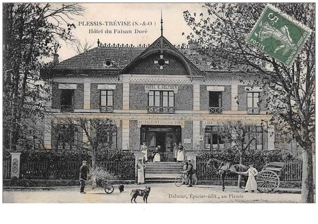 94 . n° 49261 . plessis trevise.hotel du faisan doré