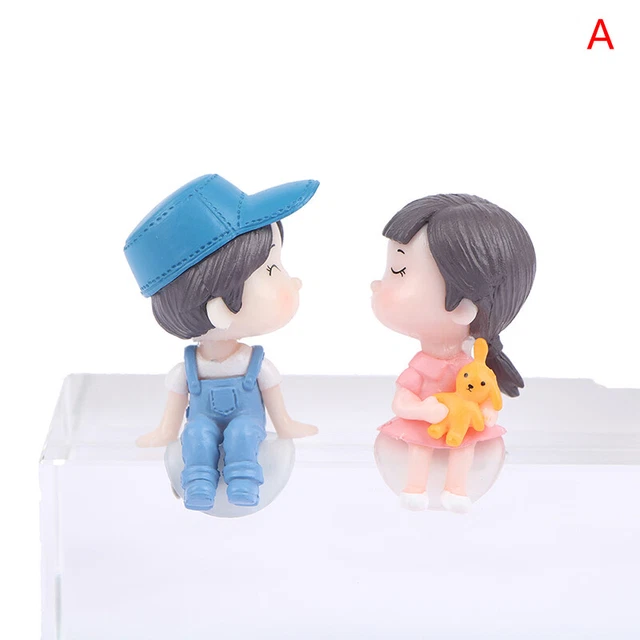 Car Decoration Cute Cartoon Couples Action Figure Figurines Balloon Orname-N8 Wa