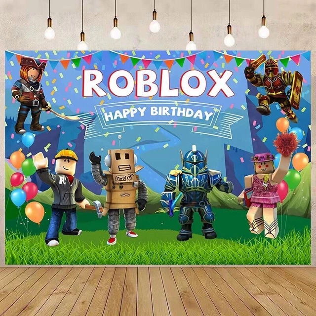 ROBLOX BACKDROP BANNER Happy Birthday Roblox Photo Background Props ...