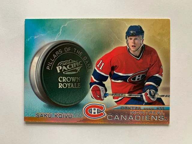 1998-99 Crown Royale Pillars of the Game #15 Saku Koivu - Montreal Canadiens