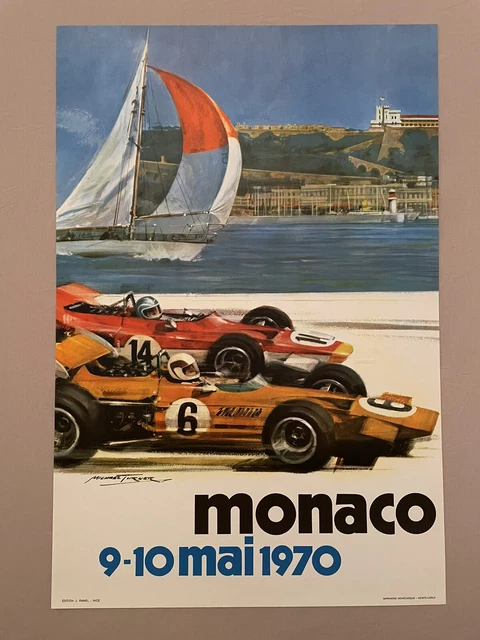 AFFICHE OFFICIELLE GRAND PRIX F1 DE MONACO 2000 - eBay