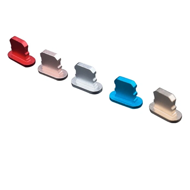10PCS / Set Universel Smartphone Métal Antipoussière Plug Cap Cache-Bouchon 6