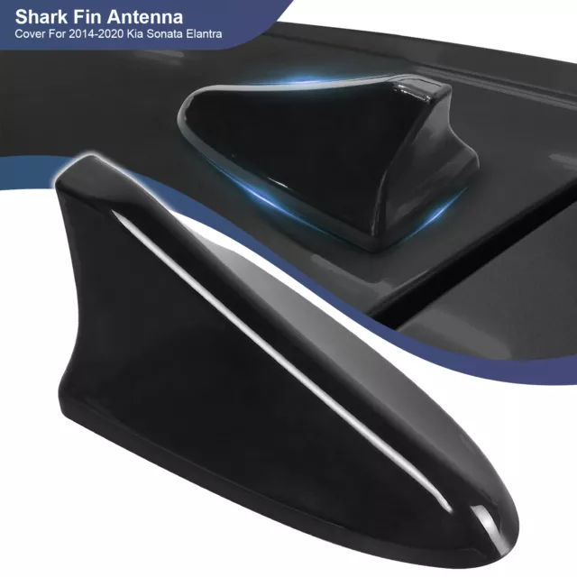 Black For 2014-2020 Kia Optima Sonata Shark Fin Antenna Cover Ebony