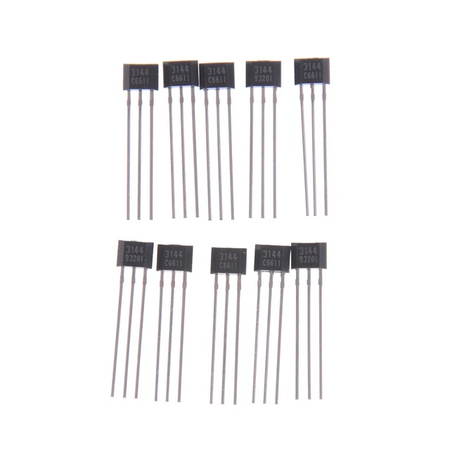 10pcs AH3144E OH3144 3144 Hall Effect Sensor Magnetic Detector Fine B&FE