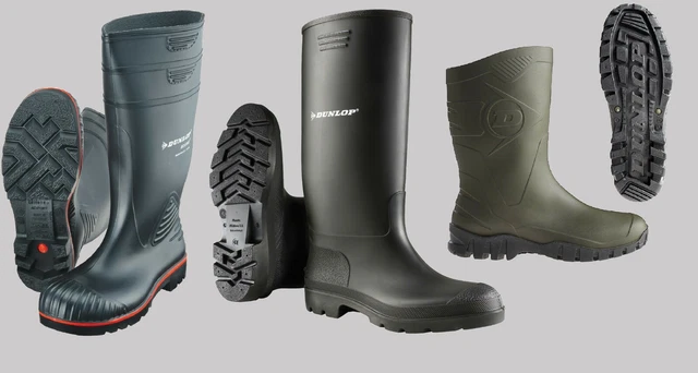 Dunlop Gummistiefel, Vollständig Wasserdicht, Grün, 37 EU