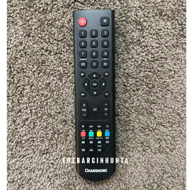 CHiQ TV Replacement Remote Control for L24G5W, L32G5W, L40G5W, L32H4, L40H4