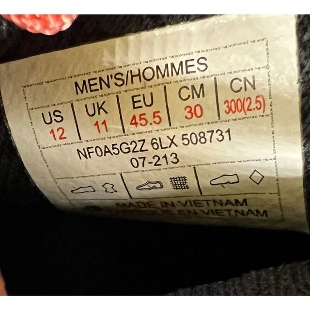 THE NORTH FACE Men's Back To Berkeley III Boots Black Suede Size 12📦 £