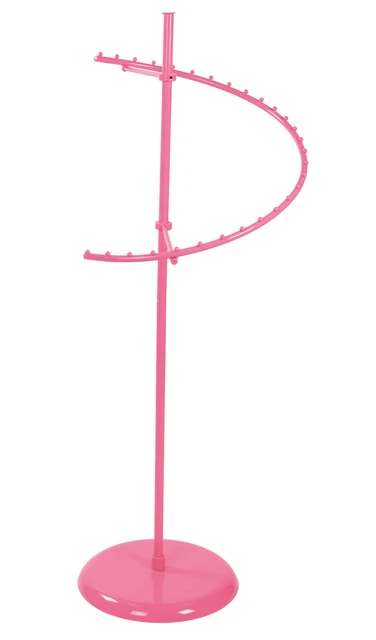 Hot Pink 29-Ball Clothing Rack