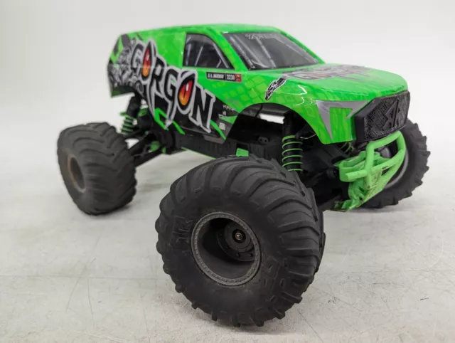 Arrma Gorgon Green 1/10 Scale 2WD RC Radio Control Monster Truck Roller Chassis