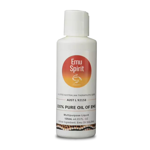 New Emu Spirit 100% Pure Oil of Emu 125ml Emu Oil
