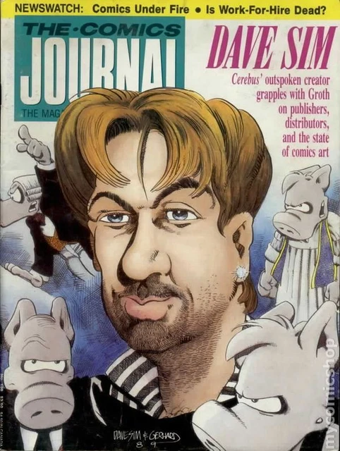 Comics Journal #130 VG+ 4.5 1989 Stock Image Low Grade