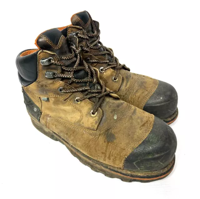 Timberland PRO Steel Toe Boots 6" Helix HD Composite Toe Work Boots Men's 9.5 D