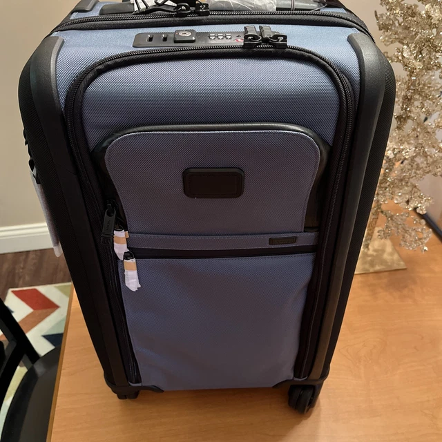 Tumi Alpha International Dual Access 4 Wheeled Carry-On - Storm Blue