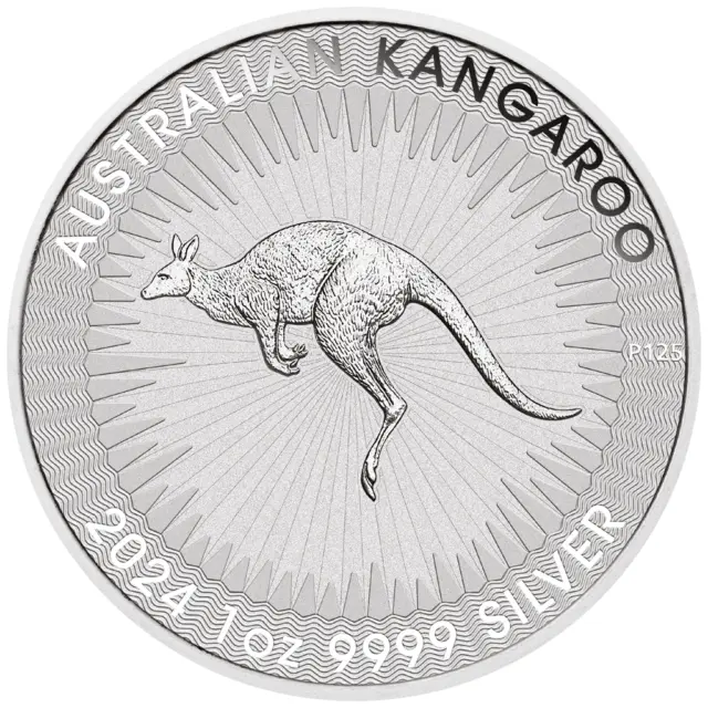 Känguru Kangaroo  1 oz 9999 Silber 2024 Charles III.  Australien 1 Dollar ST