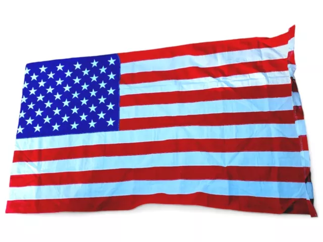 American USA Large Huge Flag United States of America - Embroidered 9.5' x 4.8'