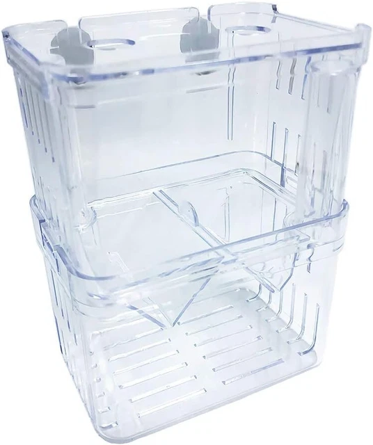 Medium Incubator Tank with Suction Cups for Breeding Baby Fish, Shrimp, Betta