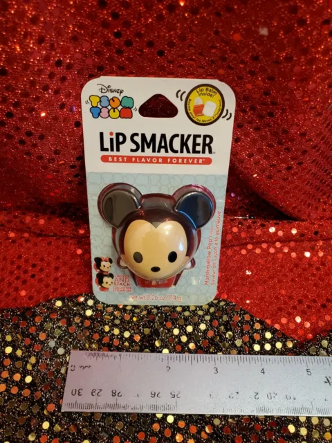 Disney Tsum Tsum Mickey Mouse Lip Smacker Stacker Lip Balm Marshmallow Pop New