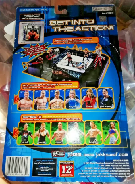 WWE Wrestling RING GEAR JAKKS PACIFIC VINTAGE 2001 Accessori ACTION FIGURE 2