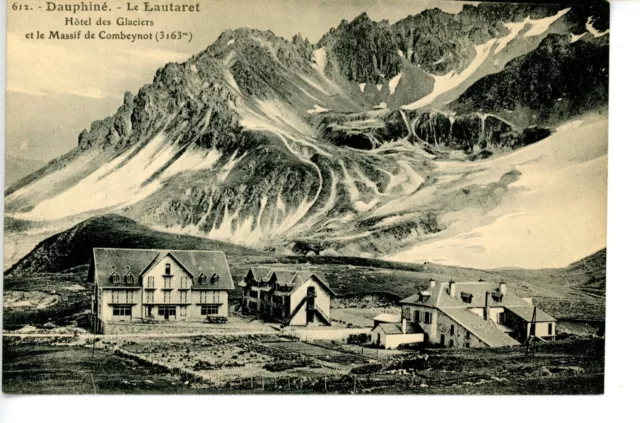 05 Le Lautaret hôtel des Glaciers et massif de Combeynot
