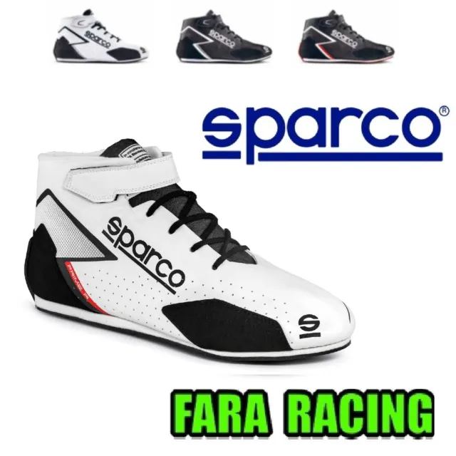 SPARCO 001282 Stivaletto Ignifugo Omologato "PRIME R" FIA 8856-2018 taglie 37-48