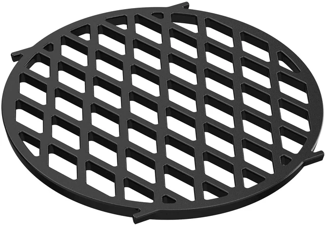 Round Cooking Grate Porcelain-Enameled Cast-Iron For 22.5" Weber Charcoal Grills