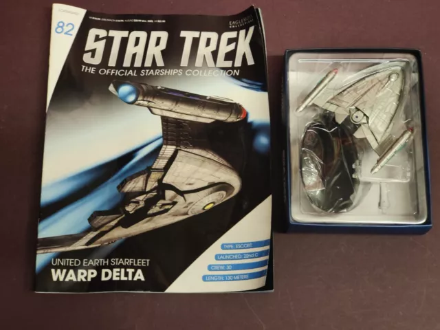 Eaglemoss: Star Trek Starships Collection #82 UNITED EARTH STARFLEET WARP DELTA