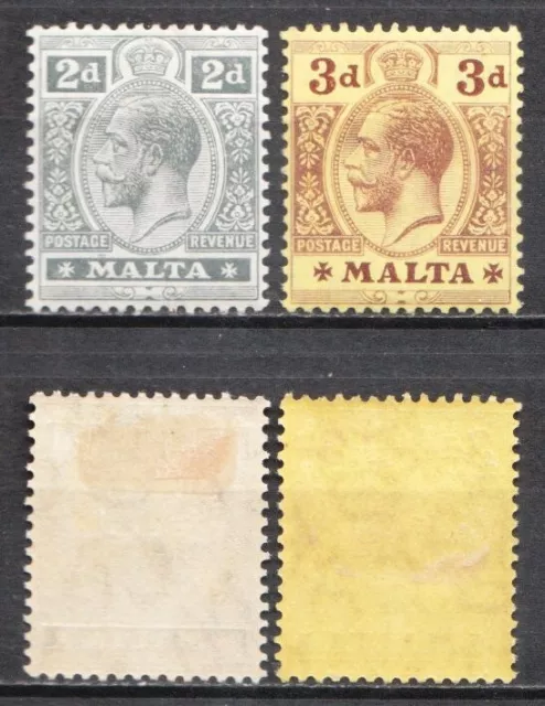 Malta - Scott #52, 54