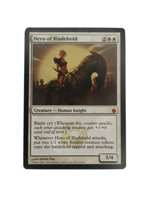 Hero of Bladehold - Mirrodin Besieged - 1x NM MTG Magic The Gathering Mythic