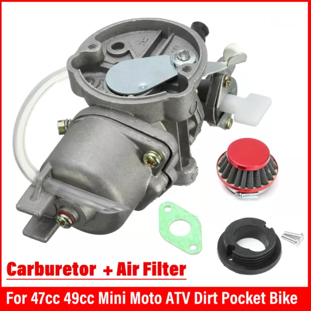 Carburateur Filtre à Air / Essence Pour 47cc 49cc Mini Quad ATV Dirt Pocket Bike