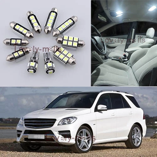 Error Free White Light Interior LED Package 20x for Benz ML-Class W166 12-14 L6