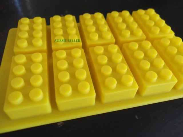 Brick Block Figure Silicone Chocolate Ice Cake Jelly Mold Mould Party Novelty
