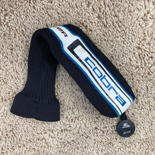 Cobra Golf Baffler Hybrid Headcover Black White Blue Sock w/tag 2H-7H Head Cover
