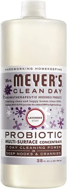 Mrs. Meyer'S Probiotic Multi-Surface Concentrate Cleaner, Lavender, Cleans Crevi