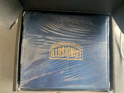 The Illusionist Luxury blue Leather boxset playing cards ARK Gilded luxury deck