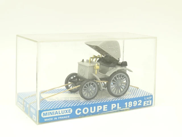 Miniature Minialuxe 1/43 – Panhard Levassor 1905 Roi Des Belges (état Correct)