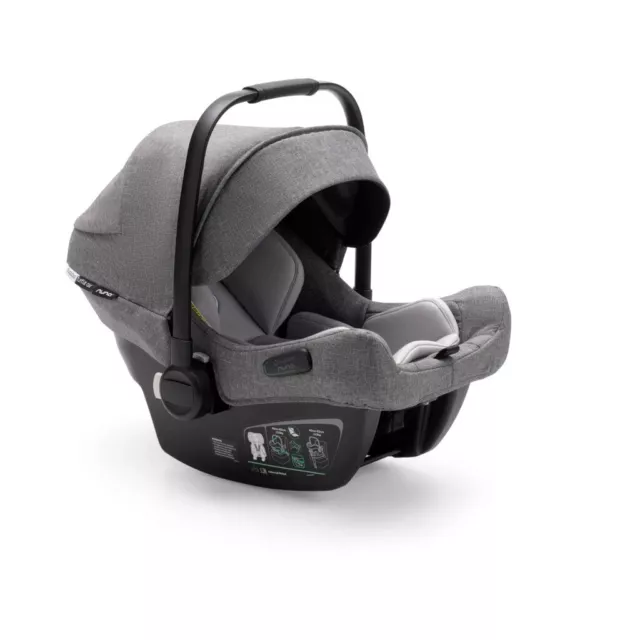 Bugaboo Babyschale Turtle Air by Nuna Grau meliert