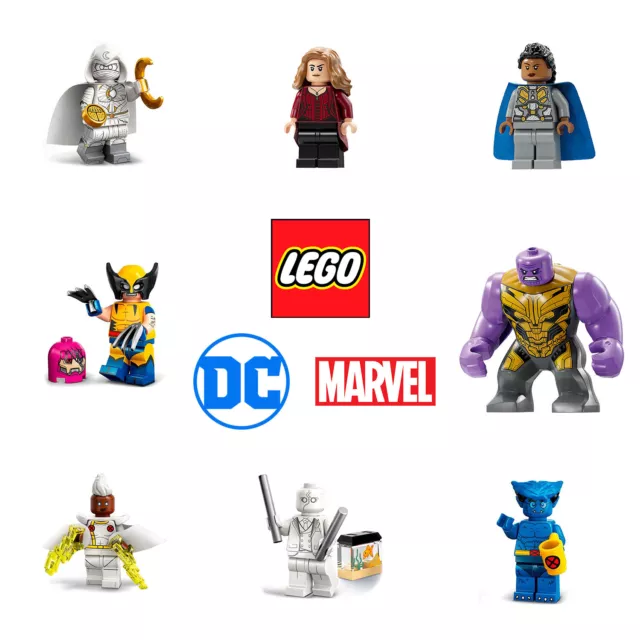 LEGO Marvel and DC Superhero Minifigures - Brand New - SELECT YOUR MINIFIG