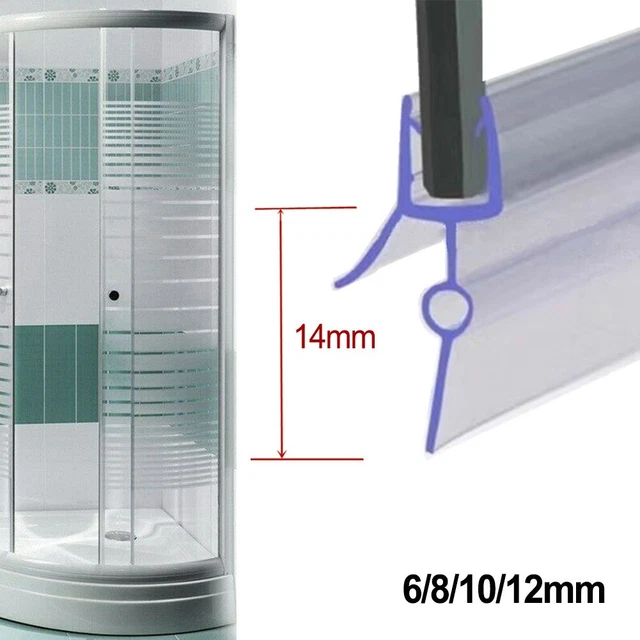 Sealant Strip Shower Seal Shower Room Bottom 2pcs 50cm For Bathroom Glass Door
