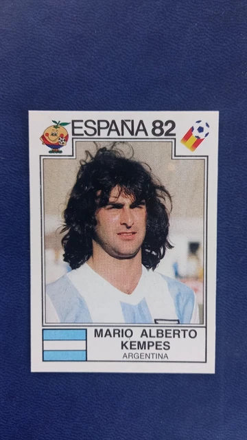 Sticker Autocollant Panini – MARIO ALBERTO KEMPES – Coupe Du Monde – Album Story