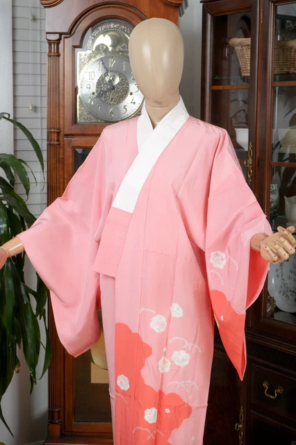 Dear Vanilla Japanese Juban Undergown Women's Kimono Genuine Vintage Mint 2