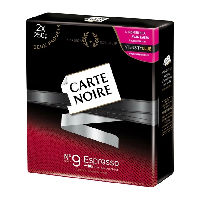 Café Torréfié Moulu Carte Noire - Douceur Intense 250g - Neuf Sous Emballage