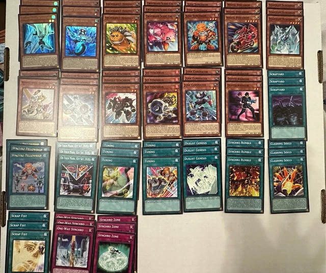 YUGIOH! COMPLETE 54 Cards - Yusei Fudo Synchron w/ Junk Synchro Deck  +Extras $34.95 - PicClick