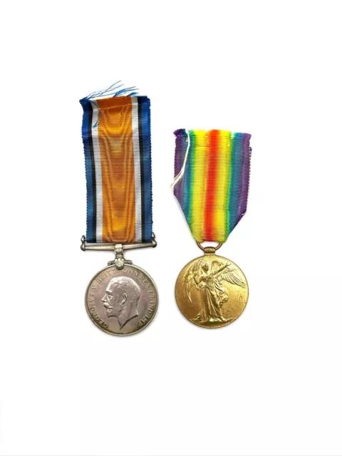 WW1 British Medal Pair - J.A. McLaren, Seaforth Highlanders