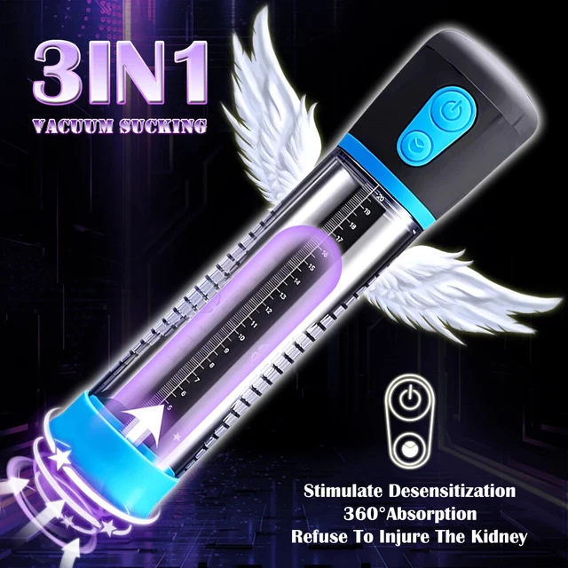 ELEKTRISCHE-PENIS-PUMPE-PENIS-VERGRSSERUNG-VERLNGERN-PUMPE-PENIS-TRAINER-NEU  EUR 24,69 - PicClick DE