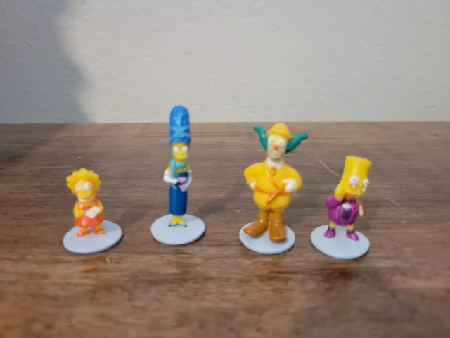 The Simpsons Clue Game Replacement Piece Characters 2002 Mini Figures Bart Homer