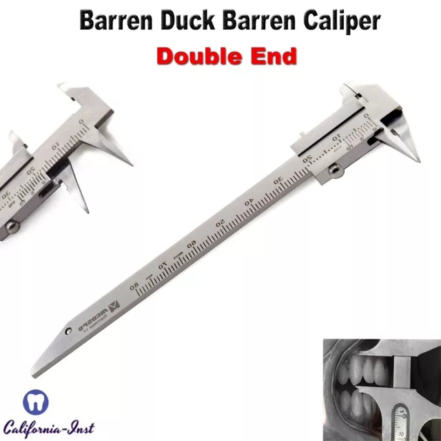 Dental Positioning Orthodontics Duck Barren Caliper Gauge Lab Tooth Measuring CE